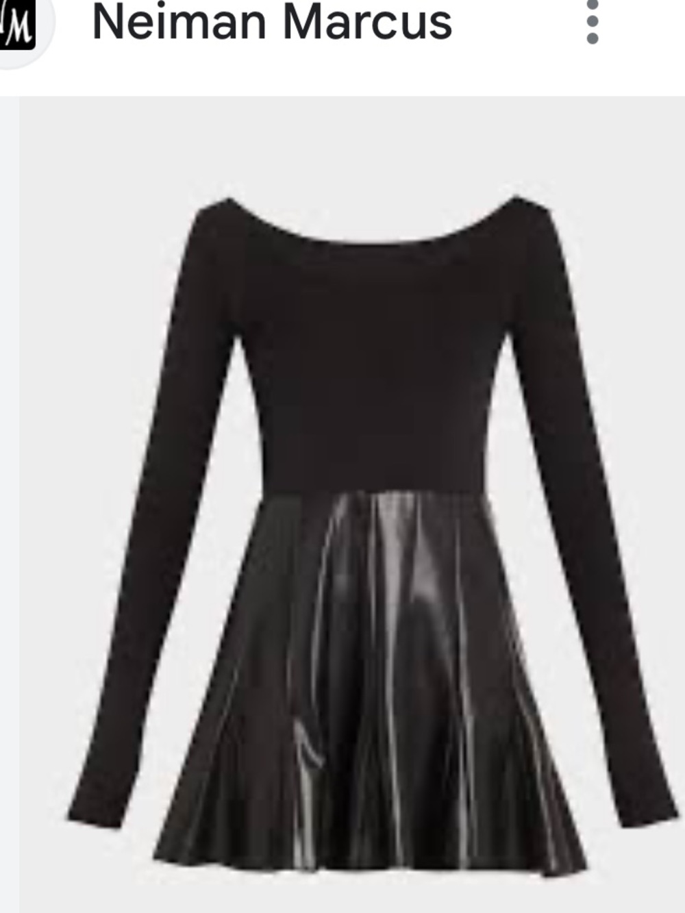 Alice + Olivia Black Dress NWT